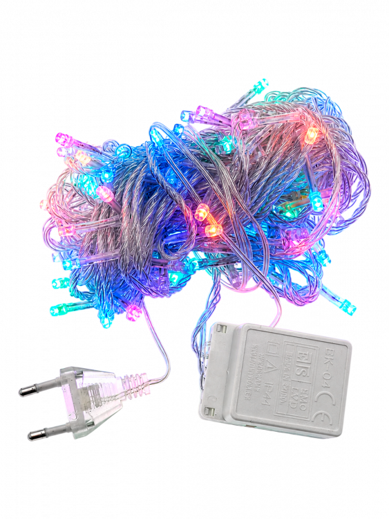 Огонек OG-LDG02 гирлянда LED Мультицвет (100 ламп, 220В)